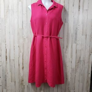 Emma James by Liz Claiborne Womens Dress Pink Slv